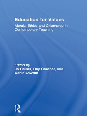 cover image of Education for Values